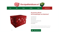 Desktop Screenshot of kerstpakketdozen.nl